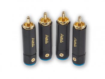 699 р. Штекер RCA комплект 4шт. AURA AURA rca-p613 AURA rca-p613  с доставкой в г. Майкоп. Увеличить фотографию 3