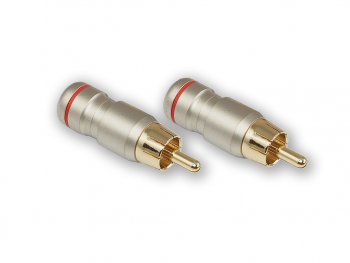 699 р. Штекер RCA комплект 4шт. AURA AURA rca-p614  с доставкой в г. Майкоп. Увеличить фотографию 4