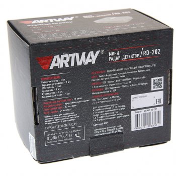 7 999 р. Радар-детектор GPS ARTWAY ARTWAY rd-202 gps  с доставкой в г. Майкоп. Увеличить фотографию 4