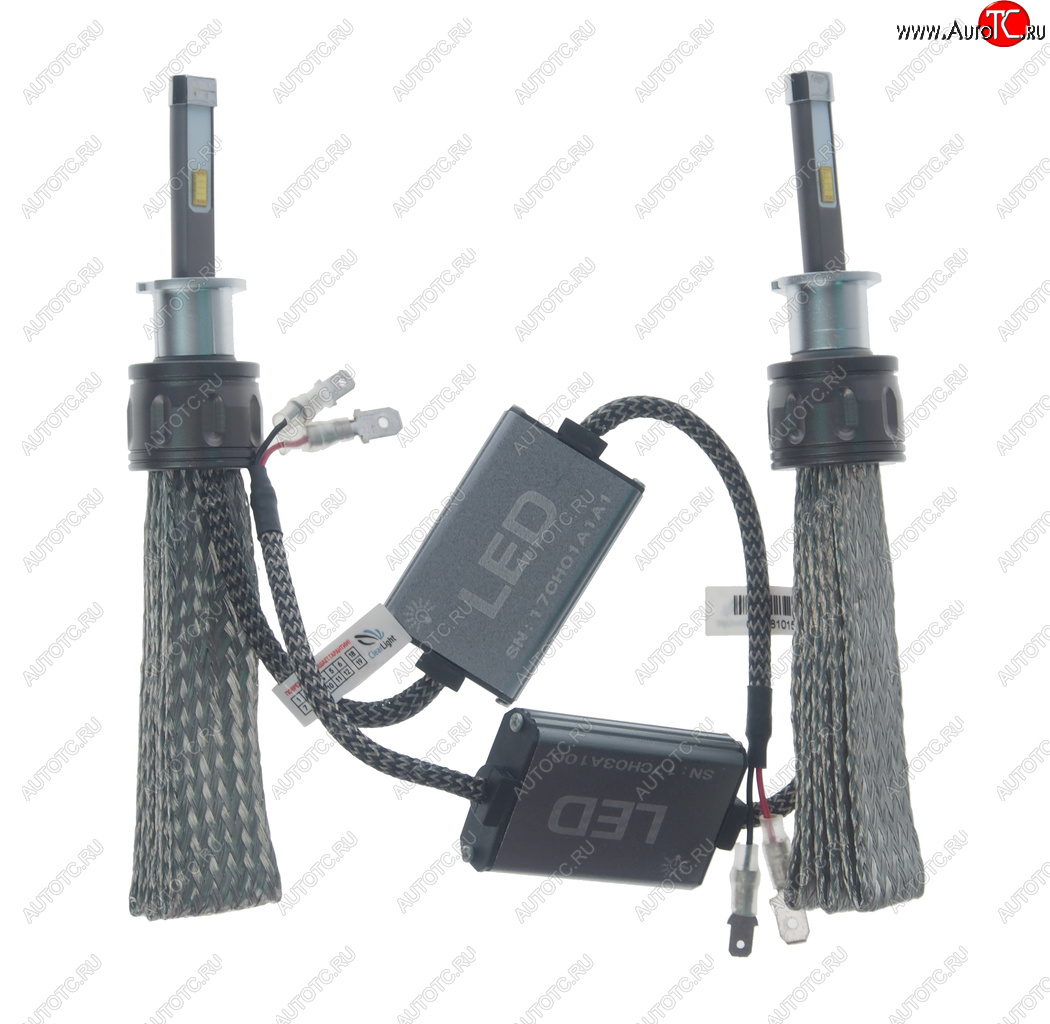 4 799 р. Лампа светодиодная 12V H3 PK22s 7000Lm (2шт.) Type F RECARVER RECARVER rectfled0h3-6canbus  с доставкой в г. Майкоп