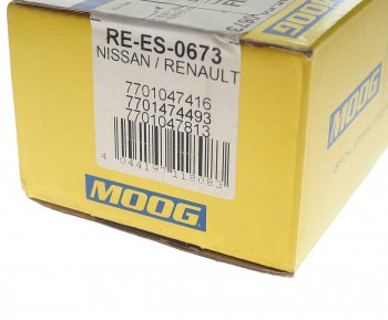 1 199 р. Наконечник рулевой тяги RENAULT Clio,Kangoo,Megane,Scenic правый MOOG MOOG re-es-0673 MOOG re-es-0673  с доставкой в г. Майкоп. Увеличить фотографию 4
