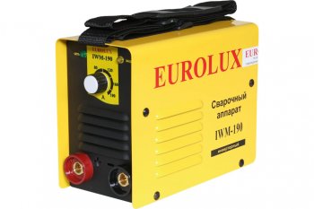 5 199 р. Аппарат сварочный 5.5кВт 10-190А d=2.0-5.0 220В инвертор Eurolux РЕСАНТА РЕСАНТА ресанта iwm-190  с доставкой в г. Майкоп. Увеличить фотографию 2
