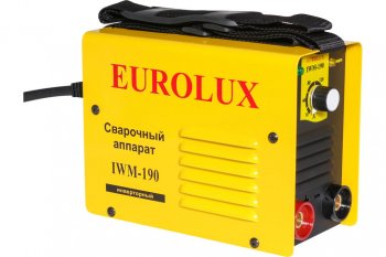 5 199 р. Аппарат сварочный 5.5кВт 10-190А d=2.0-5.0 220В инвертор Eurolux РЕСАНТА РЕСАНТА ресанта iwm-190  с доставкой в г. Майкоп. Увеличить фотографию 5