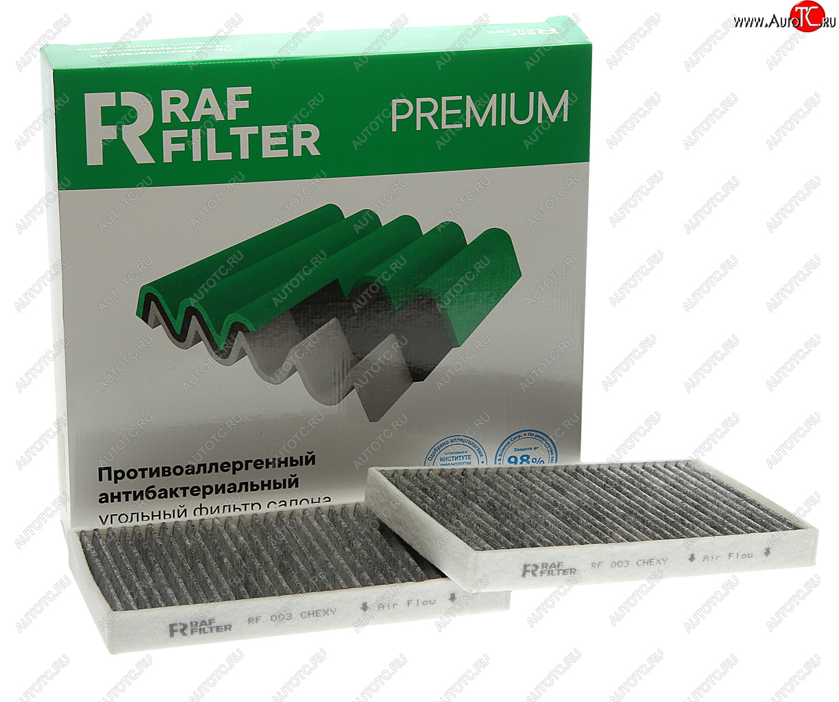 1 239 р. Фильтр воздушный салона CHEVROLET Silverado (99-07) угольный антиаллергенный RAF FILTER RAF FILTER rf003chexy  с доставкой в г. Майкоп