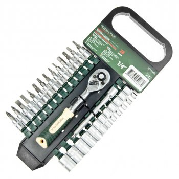 1 539 р. Набор головок торцевых и бит-головок 14 27 предметов ROCKFORCE ROCKFORCE rf-027-5msa  с доставкой в г. Майкоп. Увеличить фотографию 1
