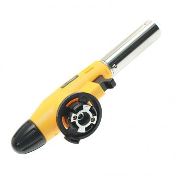 529 р. Горелка газовая под цанговый баллон с пьезоподжигом ROCKFORCE ROCKFORCE rf-175gb  с доставкой в г. Майкоп. Увеличить фотографию 2