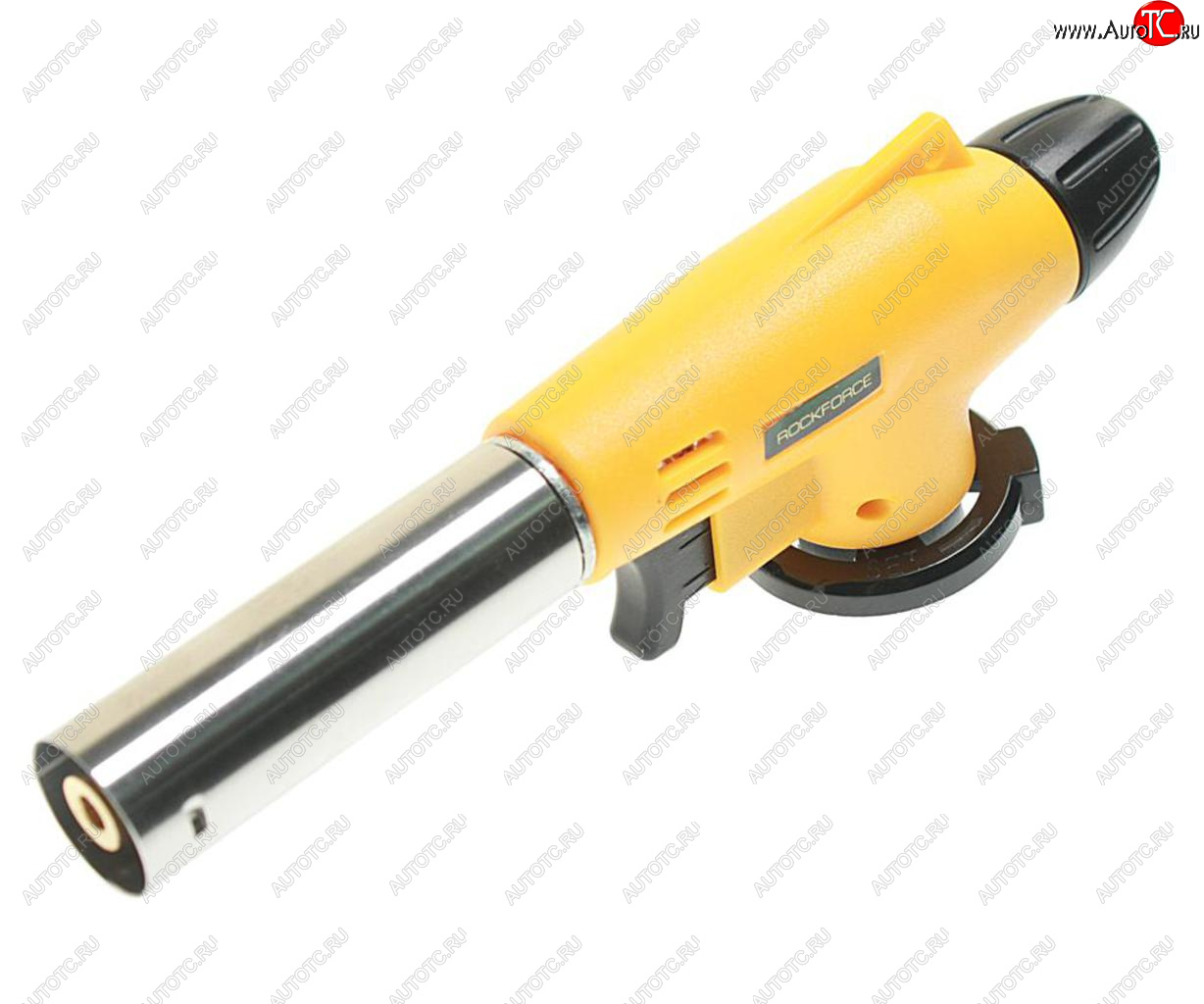 529 р. Горелка газовая под цанговый баллон с пьезоподжигом ROCKFORCE ROCKFORCE rf-175gb  с доставкой в г. Майкоп