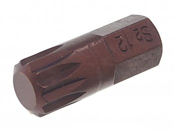 92 р. Бита SPLINE M12х30мм 10мм ROCKFORCE ROCKFORCE rf-1783012pr  с доставкой в г. Майкоп. Увеличить фотографию 1
