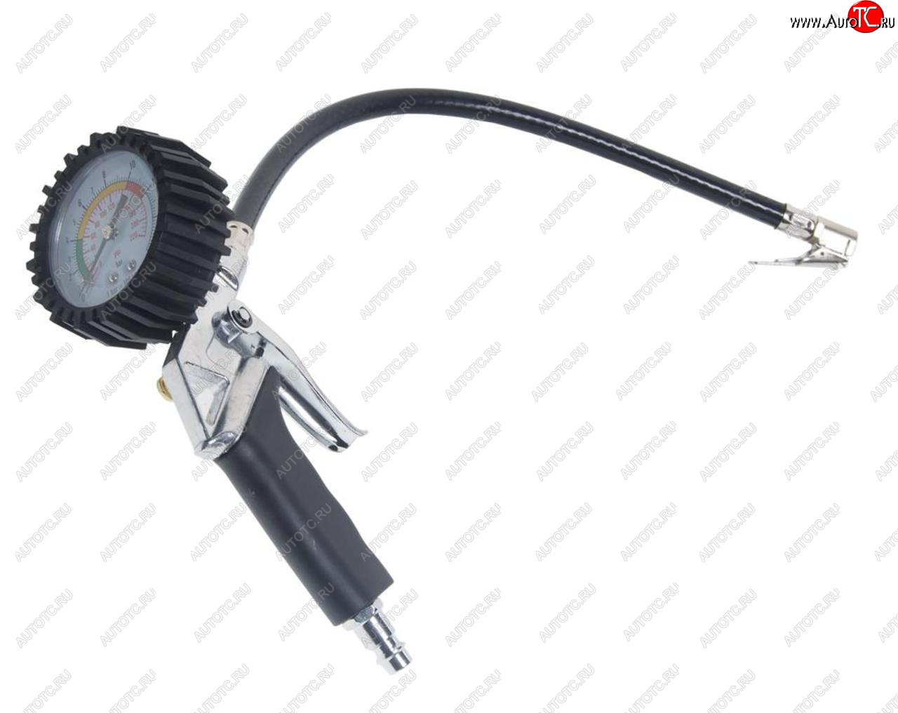 1 099 р. Пистолет для подкачки шин с манометром 16Bar в блистере ROCKFORCE ROCKFORCE rf-2370  с доставкой в г. Майкоп