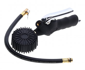 3 589 р. Пистолет для подкачки шин с манометром и шлангом 18Bar ROCKFORCE ROCKFORCE rf-23702  с доставкой в г. Майкоп. Увеличить фотографию 2