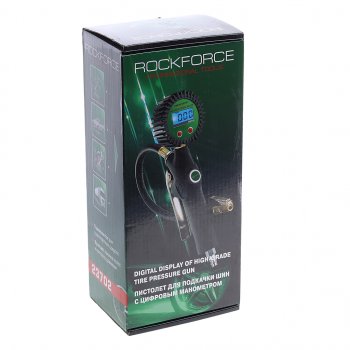 3 589 р. Пистолет для подкачки шин с манометром и шлангом 18Bar ROCKFORCE ROCKFORCE rf-23702  с доставкой в г. Майкоп. Увеличить фотографию 5