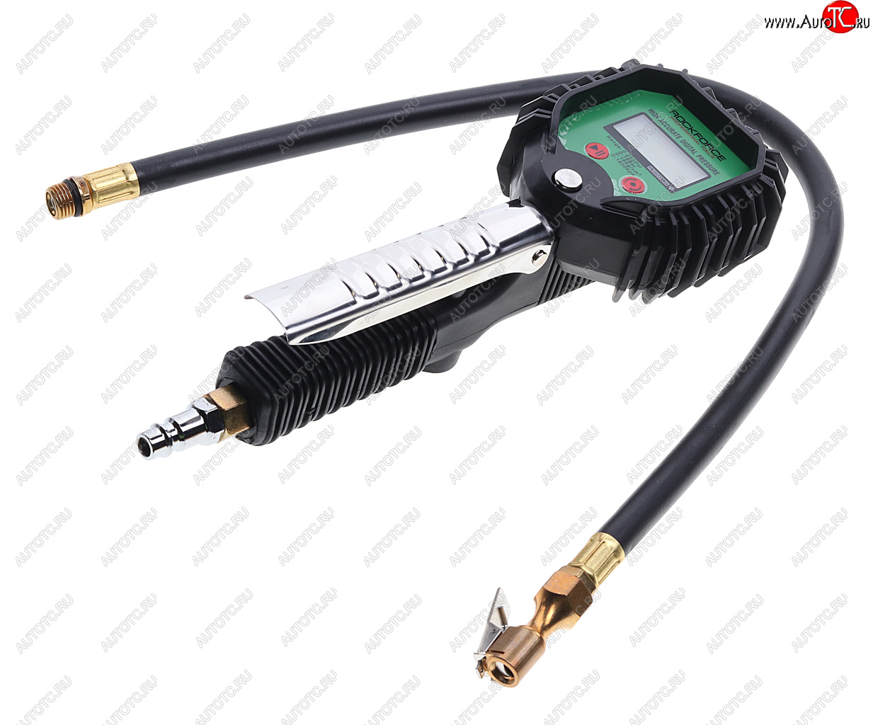 3 989 р. Пистолет для подкачки шин с цифровым манометром 18Bar ROCKFORCE ROCKFORCE rf-23706  с доставкой в г. Майкоп