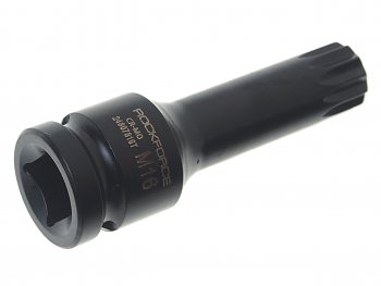 399 р. Бита-головка 1/2 SPLINE M16 с отверстием ударная глубокая ROCKFORCE ROCKFORCE rf-24807816t ROCKFORCE rf-24807816t  с доставкой в г. Майкоп. Увеличить фотографию 2