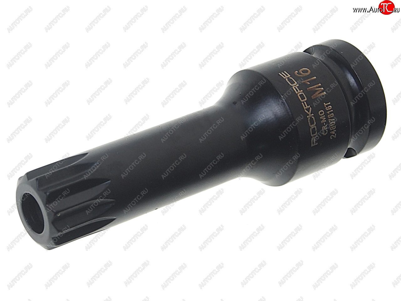 399 р. Бита-головка 1/2 SPLINE M16 с отверстием ударная глубокая ROCKFORCE ROCKFORCE rf-24807816t ROCKFORCE rf-24807816t  с доставкой в г. Майкоп