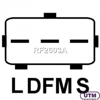 1 799 р. Реле регулятор напряжения FORD Maverick (01-08) UTM UTM rf2603a  с доставкой в г. Майкоп. Увеличить фотографию 3