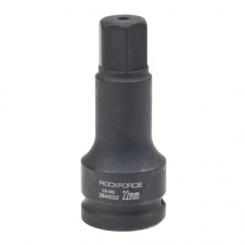 879 р. Головка торцевая 34 22мм ударная удлиненная L=100мм ROCKFORCE ROCKFORCE rf-2649022  с доставкой в г. Майкоп. Увеличить фотографию 1