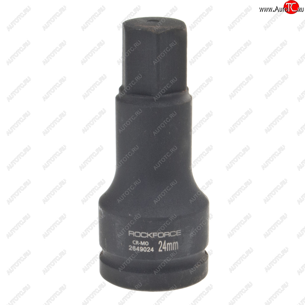 979 р. Головка торцевая 34 24мм ударная удлиненная L=100мм ROCKFORCE ROCKFORCE rf-2649024  с доставкой в г. Майкоп