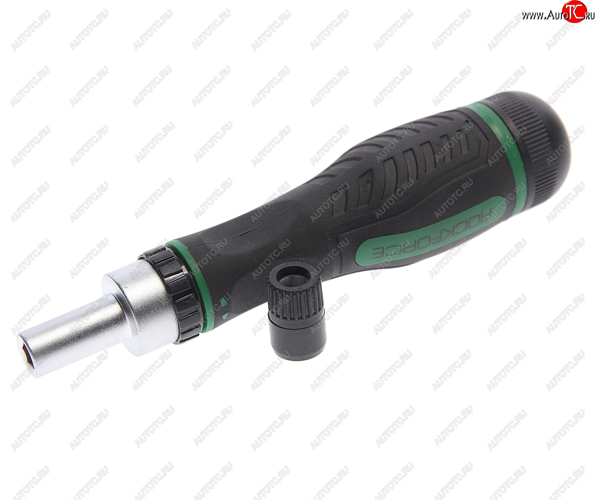 729 р. Отвертка с набором бит реверсивная PH1;PH2;SL5;SL6 5 предметов ROCKFORCE ROCKFORCE rf-32805mr  с доставкой в г. Майкоп