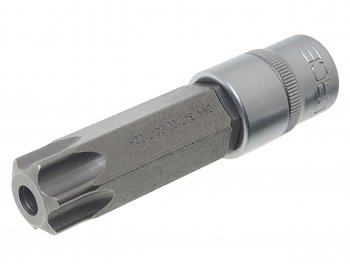 569 р. Бита-головка 12 TORX T100х100мм с отверстием ROCKFORCE ROCKFORCE rf-347100100  с доставкой в г. Майкоп. Увеличить фотографию 1