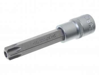 255 р. Бита-головка 12 TORX T60х100мм с отверстием ROCKFORCE ROCKFORCE rf-34710060  с доставкой в г. Майкоп. Увеличить фотографию 1