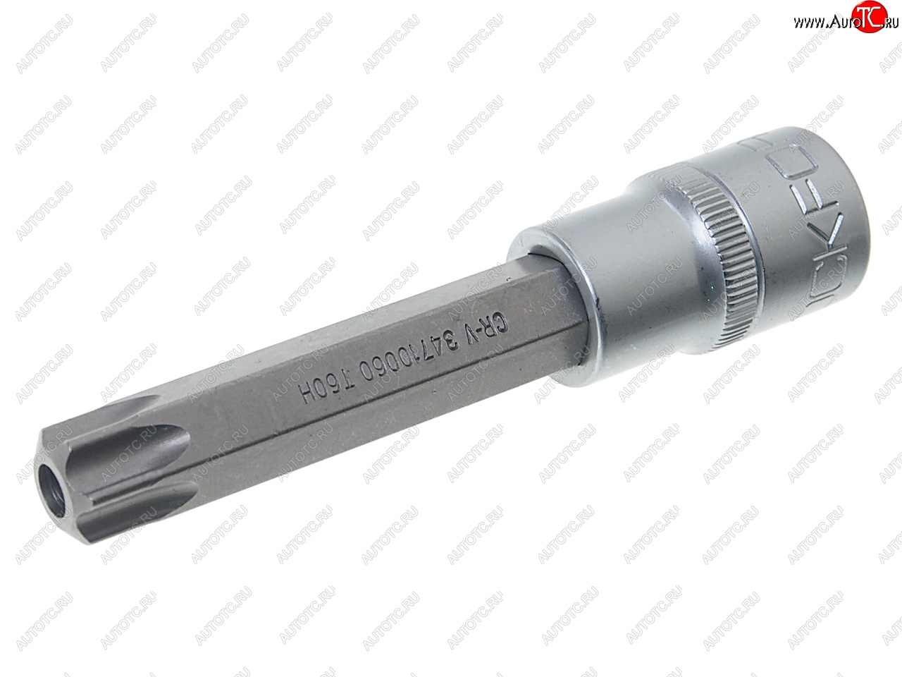 255 р. Бита-головка 12 TORX T60х100мм с отверстием ROCKFORCE ROCKFORCE rf-34710060  с доставкой в г. Майкоп