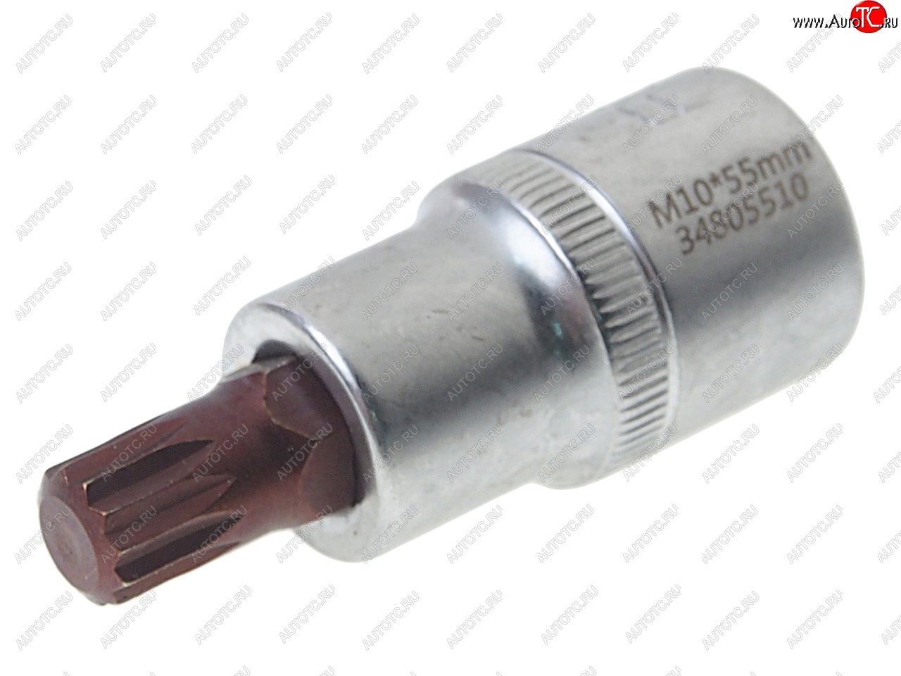 205 р. Бита-головка 12 SPLINE M10х55мм Premium ROCKFORCE ROCKFORCE rf-34805510pr  с доставкой в г. Майкоп