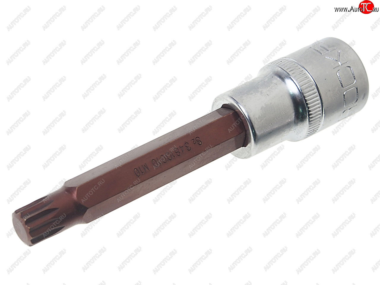 242 р. Бита-головка 12 SPLINE M10х100мм Premium ROCKFORCE ROCKFORCE rf-34810010pr  с доставкой в г. Майкоп