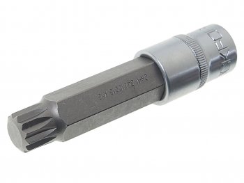 419 р. Бита-головка 12 SPLINE M16х100мм ROCKFORCE ROCKFORCE rf-34810016  с доставкой в г. Майкоп. Увеличить фотографию 1