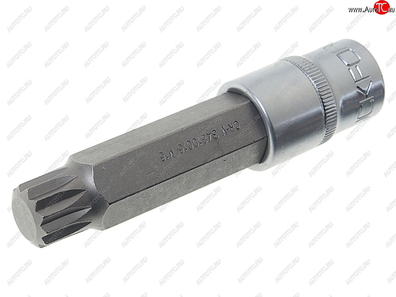 419 р. Бита-головка 12 SPLINE M16х100мм ROCKFORCE ROCKFORCE rf-34810016  с доставкой в г. Майкоп