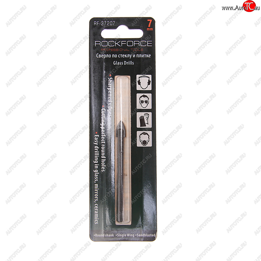 135 р. Сверло по стеклу и керамике 7.0мм в блистере ROCKFORCE ROCKFORCE rf-37207 ROCKFORCE rf-37207  с доставкой в г. Майкоп
