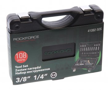 5 449 р. Набор головок торцевых и бит 14,38 108 предметов ROCKFORCE ROCKFORCE rf-41082-5ds  с доставкой в г. Майкоп. Увеличить фотографию 4
