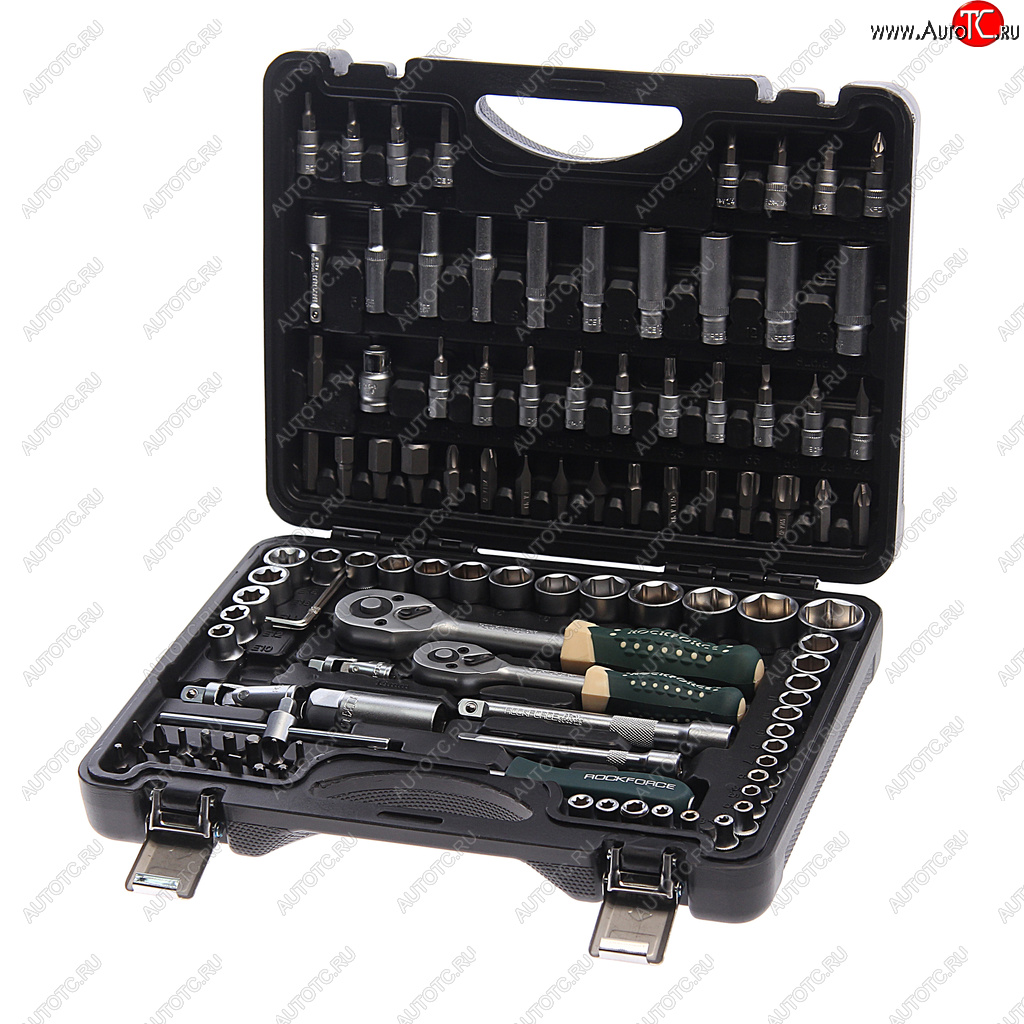 5 449 р. Набор головок торцевых и бит 14,38 108 предметов ROCKFORCE ROCKFORCE rf-41082-5ds  с доставкой в г. Майкоп