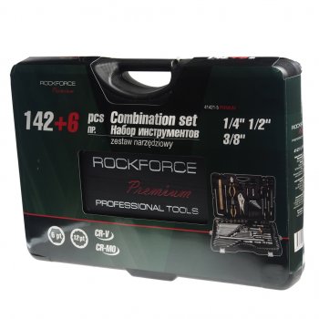 26 549 р. Набор инструментов 148 предметов слесарно-монтажный 12,14,38 ROCKFORCE ROCKFORCE rf-41421-5-premium  с доставкой в г. Майкоп. Увеличить фотографию 5