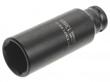 198 р. Головка торцевая 14 13мм ударная удлиненная L=50мм ROCKFORCE ROCKFORCE rf-4255013  с доставкой в г. Майкоп. Увеличить фотографию 1