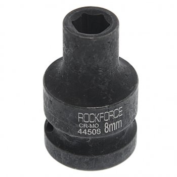 147 р. Головка торцевая 12 08мм ударная L=40мм ROCKFORCE ROCKFORCE rf-44508  с доставкой в г. Майкоп. Увеличить фотографию 1