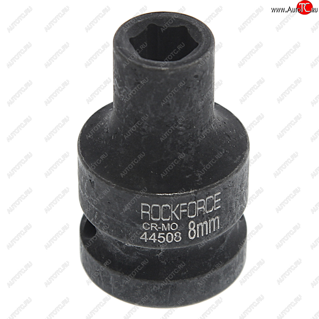 147 р. Головка торцевая 12 08мм ударная L=40мм ROCKFORCE ROCKFORCE rf-44508  с доставкой в г. Майкоп