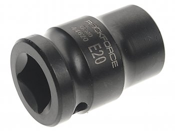 198 р. Головка торцевая 12 TORX E20 ударная ROCKFORCE ROCKFORCE rf-44620  с доставкой в г. Майкоп. Увеличить фотографию 2