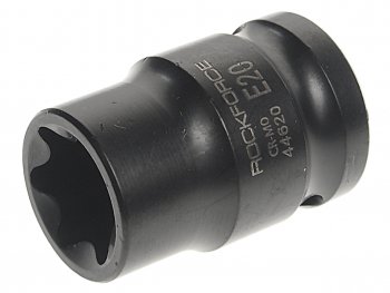198 р. Головка торцевая 12 TORX E20 ударная ROCKFORCE ROCKFORCE rf-44620  с доставкой в г. Майкоп. Увеличить фотографию 1