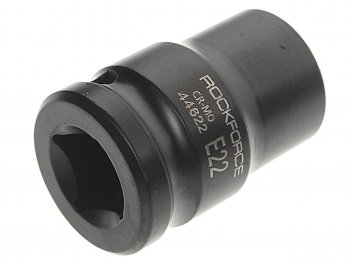 198 р. Головка торцевая 12 TORX E22 ударная ROCKFORCE ROCKFORCE rf-44622  с доставкой в г. Майкоп. Увеличить фотографию 2