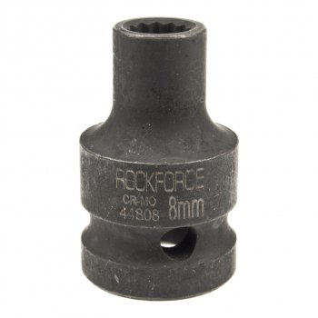 152 р. Головка торцевая 12 08мм 12-ти гранная ударная L=39мм ROCKFORCE ROCKFORCE rf-44808  с доставкой в г. Майкоп. Увеличить фотографию 1