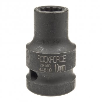 171 р. Головка торцевая 12 10мм 12-ти гранная ударная L=39мм ROCKFORCE ROCKFORCE rf-44810  с доставкой в г. Майкоп. Увеличить фотографию 1