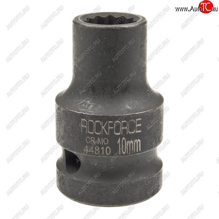 171 р. Головка торцевая 12 10мм 12-ти гранная ударная L=39мм ROCKFORCE ROCKFORCE rf-44810  с доставкой в г. Майкоп
