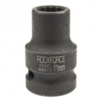 142 р. Головка торцевая 12 11мм 12-ти гранная ударная L=39мм ROCKFORCE ROCKFORCE rf-44811  с доставкой в г. Майкоп. Увеличить фотографию 1
