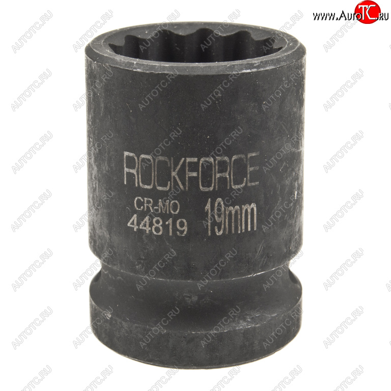 220 р. Головка торцевая 12 19мм 12-ти гранная ударная L=58мм ROCKFORCE ROCKFORCE rf-44819  с доставкой в г. Майкоп