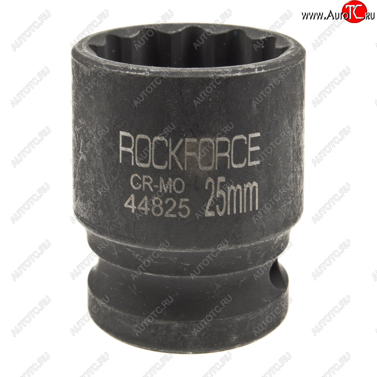 379 р. Головка торцевая 12 25мм 12-ти гранная ударная L=43мм ROCKFORCE ROCKFORCE rf-44825  с доставкой в г. Майкоп