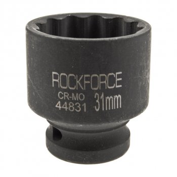 359 р. Головка торцевая 1/2 31мм 12-ти гранная ударная L=44мм ROCKFORCE ROCKFORCE rf-44831 ROCKFORCE rf-44831  с доставкой в г. Майкоп. Увеличить фотографию 1
