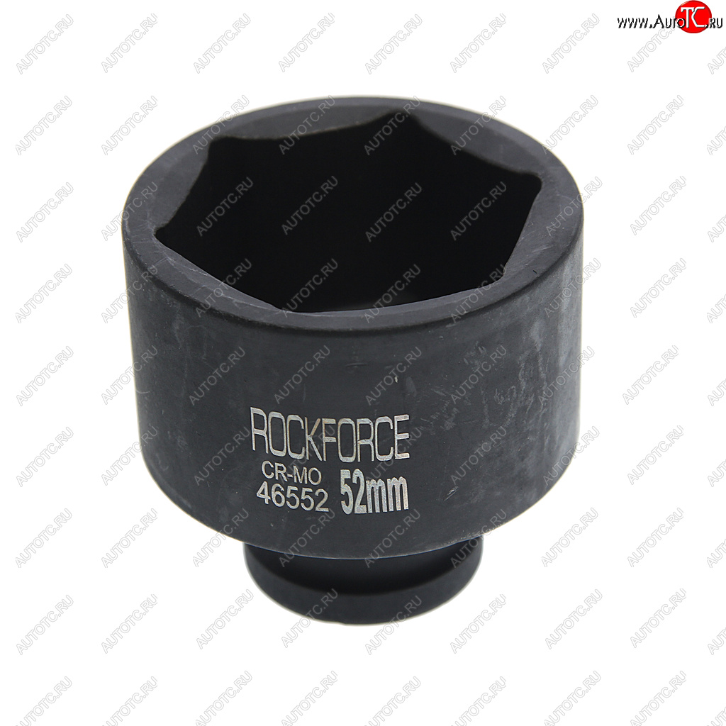 999 р. Головка торцевая 34 52мм ударная L=70мм ROCKFORCE ROCKFORCE rf-46552  с доставкой в г. Майкоп