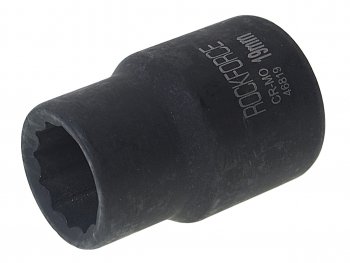 519 р. Головка торцевая 34 19мм 12-ти гранная ударная ROCKFORCE ROCKFORCE rf-46819  с доставкой в г. Майкоп. Увеличить фотографию 1