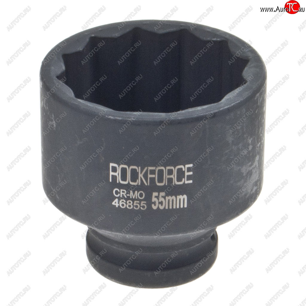 1 299 р. Головка торцевая 34 55мм 12-ти гранная ударная глубокая ROCKFORCE ROCKFORCE rf-46855  с доставкой в г. Майкоп