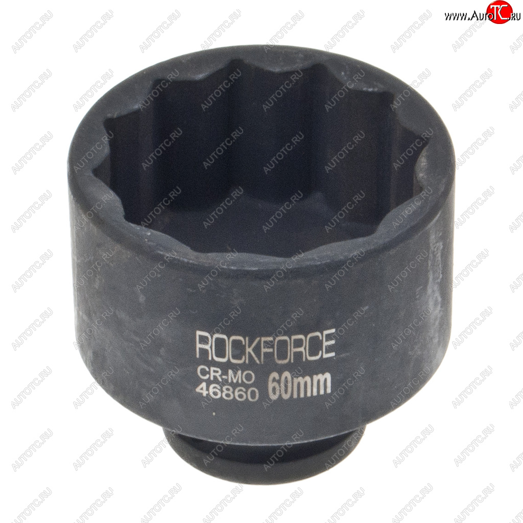 1 579 р. Головка торцевая 34 60мм 12-ти гранная ударная глубокая ROCKFORCE ROCKFORCE rf-46860  с доставкой в г. Майкоп